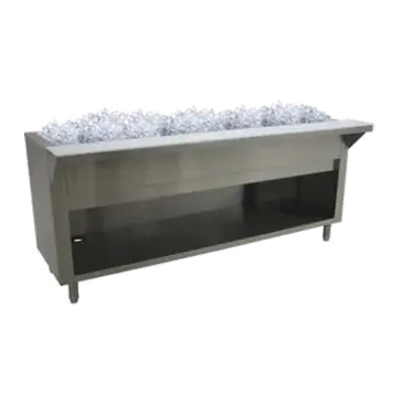 Advance Tabco CPU-2-BS Serving Counter, Cold Pan Salad Buffet