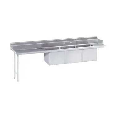 Advance Tabco DTC-3-1620-120L Dishtable, with Potsinks