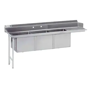 Advance Tabco DTC-3-1620-66L Dishtable, with Potsinks