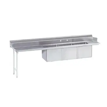 Advance Tabco DTC-3-1824-108LX Dishtable, with Potsinks