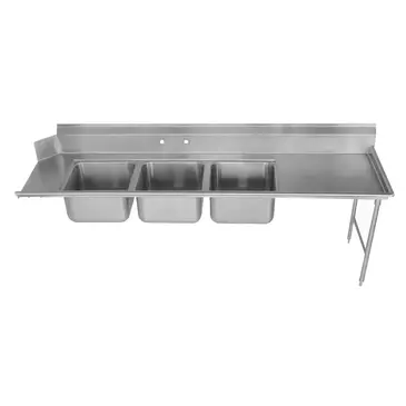 Advance Tabco DTC93-1620-6R Dishtable, with Potsinks