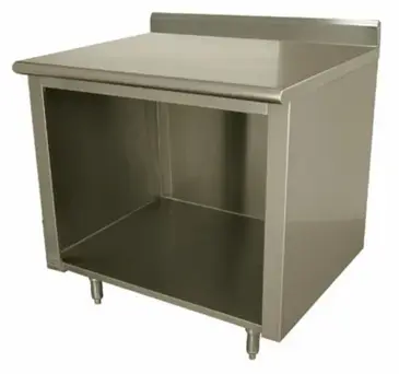 Advance Tabco EEK-SS-303 Work Table, Cabinet Base Open Front