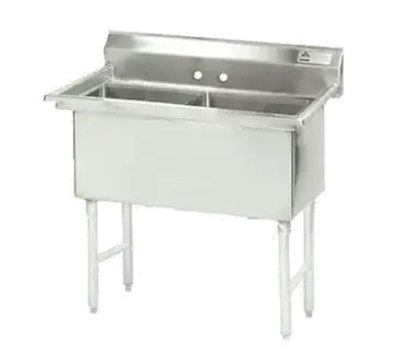 Advance Tabco FC-2-1515 Sink, (2) Two Compartment