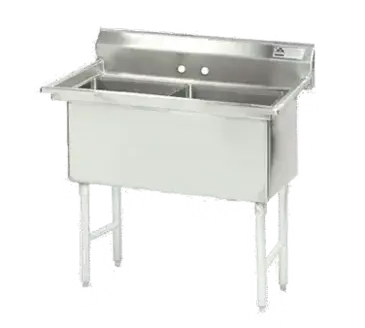 Advance Tabco FC-2-1515 Sink, (2) Two Compartment