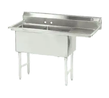 Advance Tabco FC-2-1620-18R Sink, (2) Two Compartment