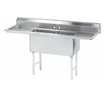 Advance Tabco FC-2-1620-18RL-X Sink, (2) Two Compartment