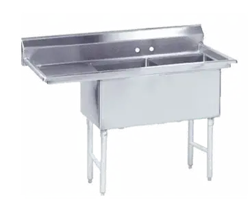 Advance Tabco FC-2-1818-18L Sink, (2) Two Compartment