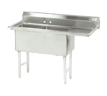 Advance Tabco FC-2-1824-24R-X Sink, (2) Two Compartment