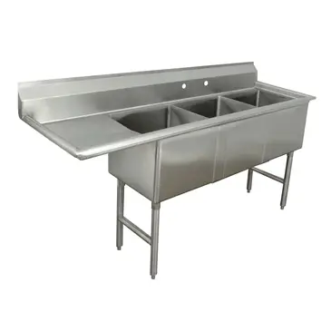 Advance Tabco FC-3-1515-15L Sink, (3) Three Compartment