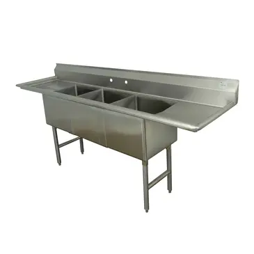 Advance Tabco FC-3-1515-15RL Sink, (3) Three Compartment