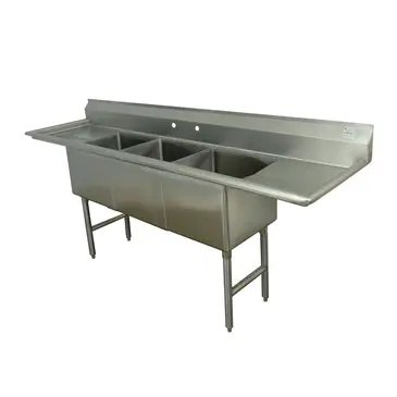 Advance Tabco FC-3-1620-18RL Sink, (3) Three Compartment