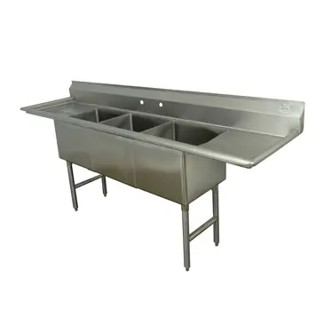 Advance Tabco FC-3-1824-18RL Sink, (3) Three Compartment