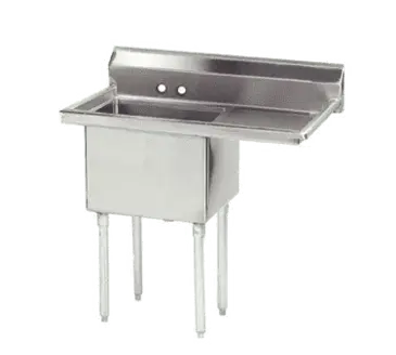 Advance Tabco FE-1-1812-18R-X Sink, (1) One Compartment