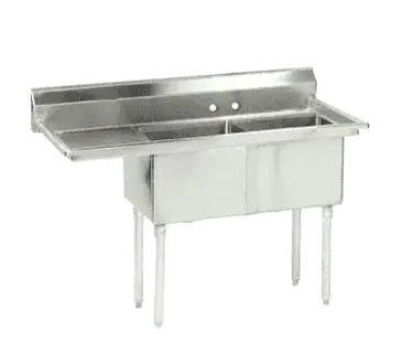 Advance Tabco FE-2-1812-18L-X Sink, (2) Two Compartment
