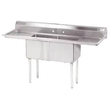 Advance Tabco FE-2-1812-18RL-X Sink, (2) Two Compartment