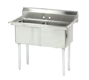 Advance Tabco FE-2-1812-X Sink, (2) Two Compartment