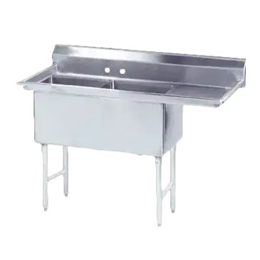 Advance Tabco FS-2-1620-18R Sink, (2) Two Compartment