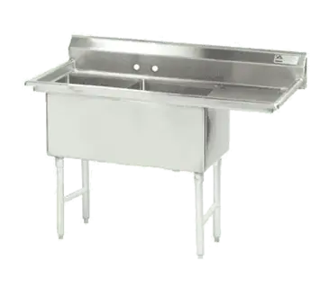 Advance Tabco FS-2-1824-24R Sink, (2) Two Compartment