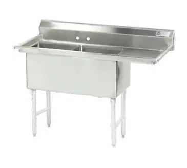 Advance Tabco FS-2-2424-18R Sink, (2) Two Compartment