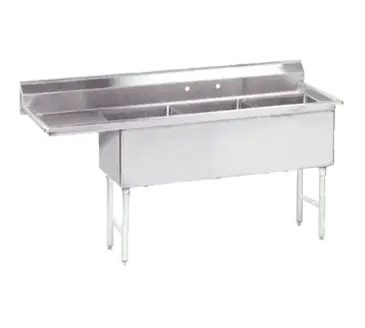 Advance Tabco FS-3-1524-24L Sink, (3) Three Compartment