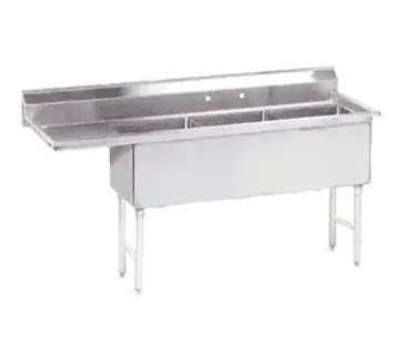 Advance Tabco FS-3-1620-18L Sink, (3) Three Compartment