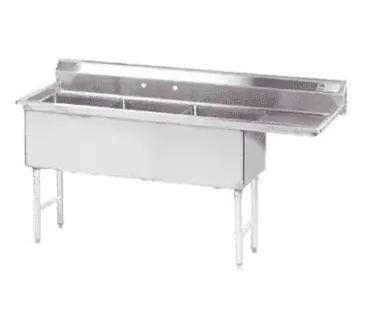 Advance Tabco FS-3-1620-18R Sink, (3) Three Compartment