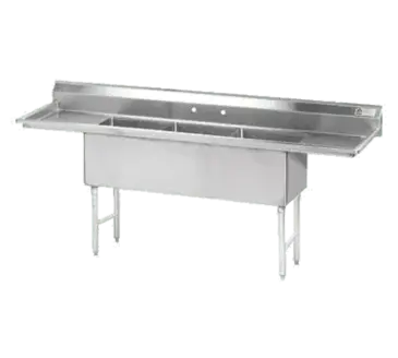 Advance Tabco FS-3-1620-36RL Sink, (3) Three Compartment