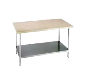 Advance Tabco H2G-247 Work Table, Wood Top