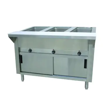 Advance Tabco HF-3E-120-DR Serving Counter, Hot Food Steam Table, Electric