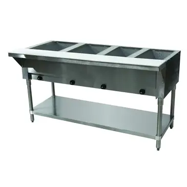 Advance Tabco HF-4G-NAT Serving Counter, Hot Food Steam Table Gas