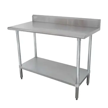 Advance Tabco KMSLAG-244-X Work Table,  40" - 48", Stainless Steel Top