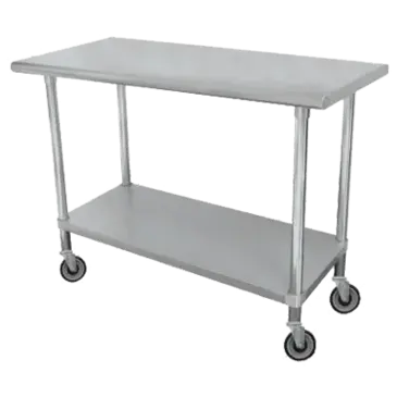 Advance Tabco MSLAG-306C-X Work Table,  63" - 72", Stainless Steel Top 