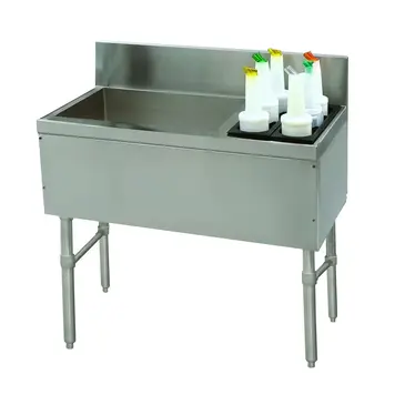 Advance Tabco PRC-19-36L-10 Underbar Ice Bin/Cocktail/Bottle Well Bin