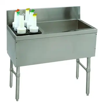 Advance Tabco PRC-19-36R-10 Underbar Ice Bin/Cocktail/Bottle Well Bin