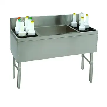 Advance Tabco PRC-19-48LR-10 Underbar Ice Bin/Cocktail/Bottle Well Bin