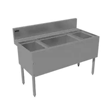 Advance Tabco PRC-24-60LR-10 Underbar Ice Bin/Cocktail/Bottle Well Bin