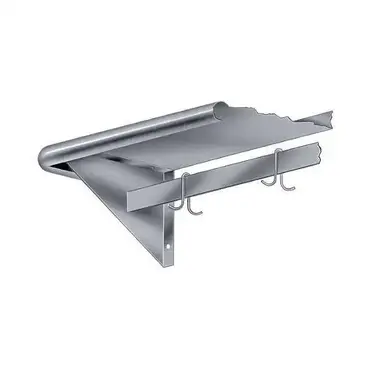 Advance Tabco PS-12-36-EC-X Overshelf, Wall-Mounted With Pot Rack