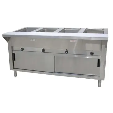 Advance Tabco SW-4E-120-DR Serving Counter, Hot Food Steam Table, Electric