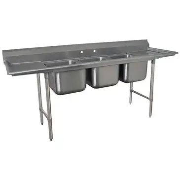 Advance Tabco T9-3-54-18RL-X Sink, (3) Three Compartment