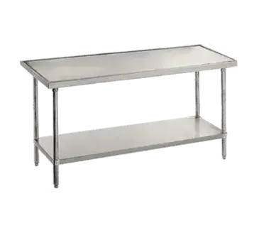 Advance Tabco VSS-487 Work Table,  84" Long, Stainless steel Top