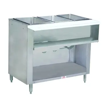 Advance Tabco WB-3G-LP-BS Serving Counter, Hot Food Steam Table Gas