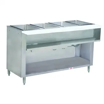 Advance Tabco WB-4G-LP-BS Serving Counter, Hot Food Steam Table Gas