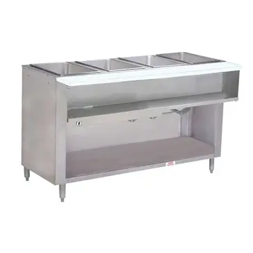 Advance Tabco WB-4G-NAT-BS Serving Counter, Hot Food, Gas