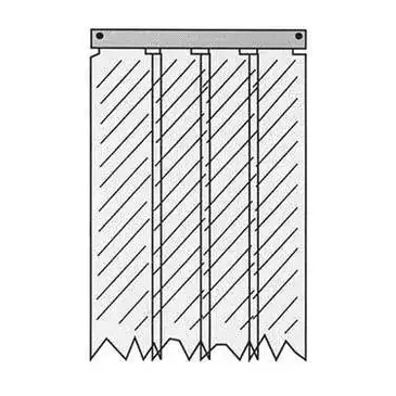 AllPoints Foodservice Parts & Supplies 28-1464 Strip Curtain Unit