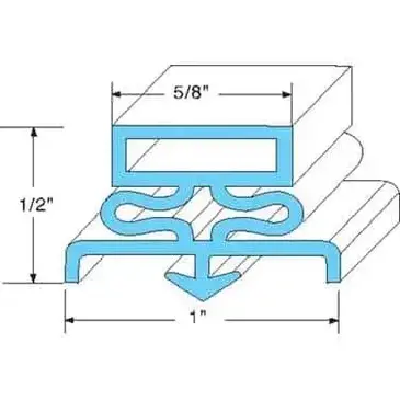 AllPoints Foodservice Parts & Supplies 74-1044 Refrigerator, Door Gasket