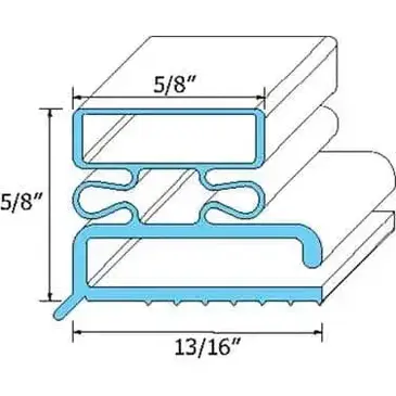 AllPoints Foodservice Parts & Supplies 74-1052 Refrigerator, Door Gasket