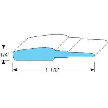 AllPoints Foodservice Parts & Supplies 74-1128 Door Sweep