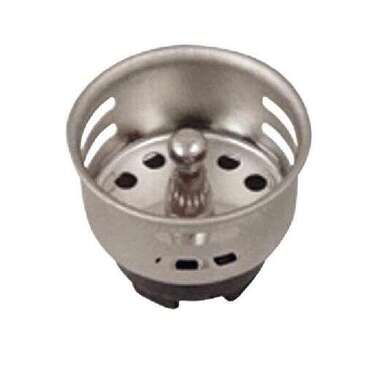 AllPoints Foodservice Parts & Supplies Strainer Basket, Stainless Steel, With Stopper, Replacement, Allpoints Foodservice Parts 111345