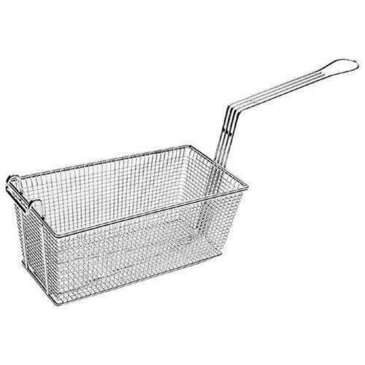AllPoints Foodservice Parts & Supplies Fryer Basket, Twin Sized, 12" x 6.25" x 5.5", Nickel Plated Steel, Franklin Machine Products 225-1062