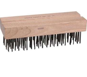 AllPoints Foodservice Parts & Supplies Charbroiler Brush, 8", Black, Steel, Coarse, Franklin Machine Products 171-1196